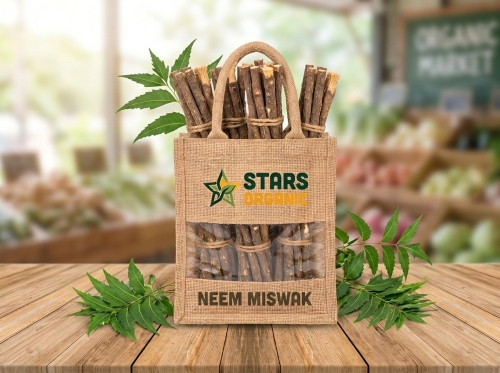 Neem Miswak, Natural Neem Tooth Cleaning Stick (1 piece)